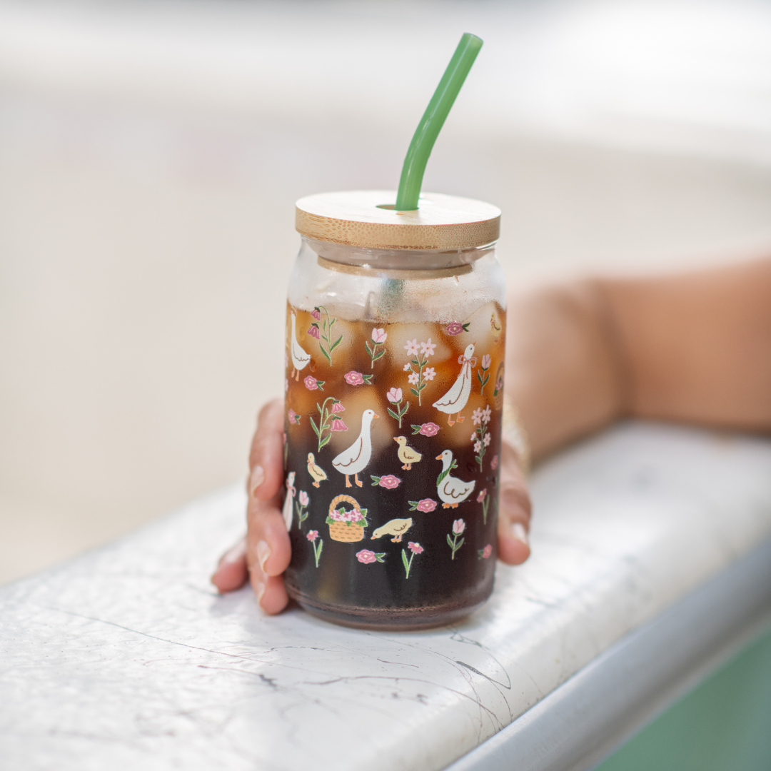 Cottage Geese | Glass Tumbler
