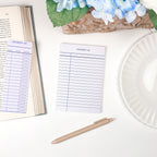 Library Card Notepad | 4”x6” 50 Sheets