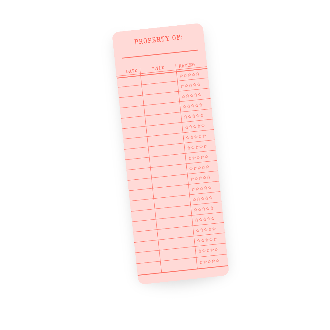 Library Card Tracker | Bookmark