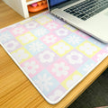 Checkered Floral Desk Mat