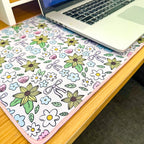 Floral Bow Desk Mat