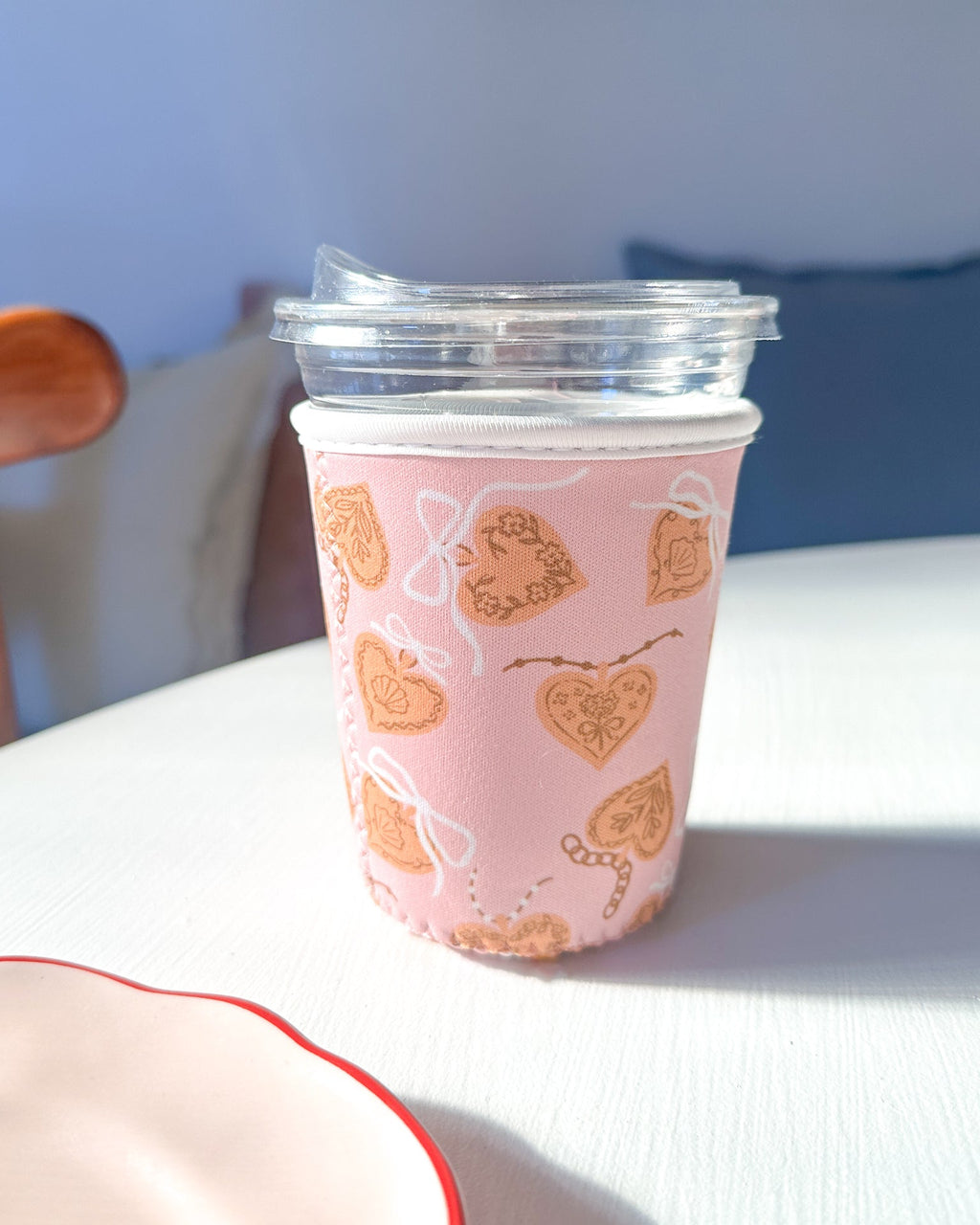 Heart Lockets | Reusable Coffee Sleeve