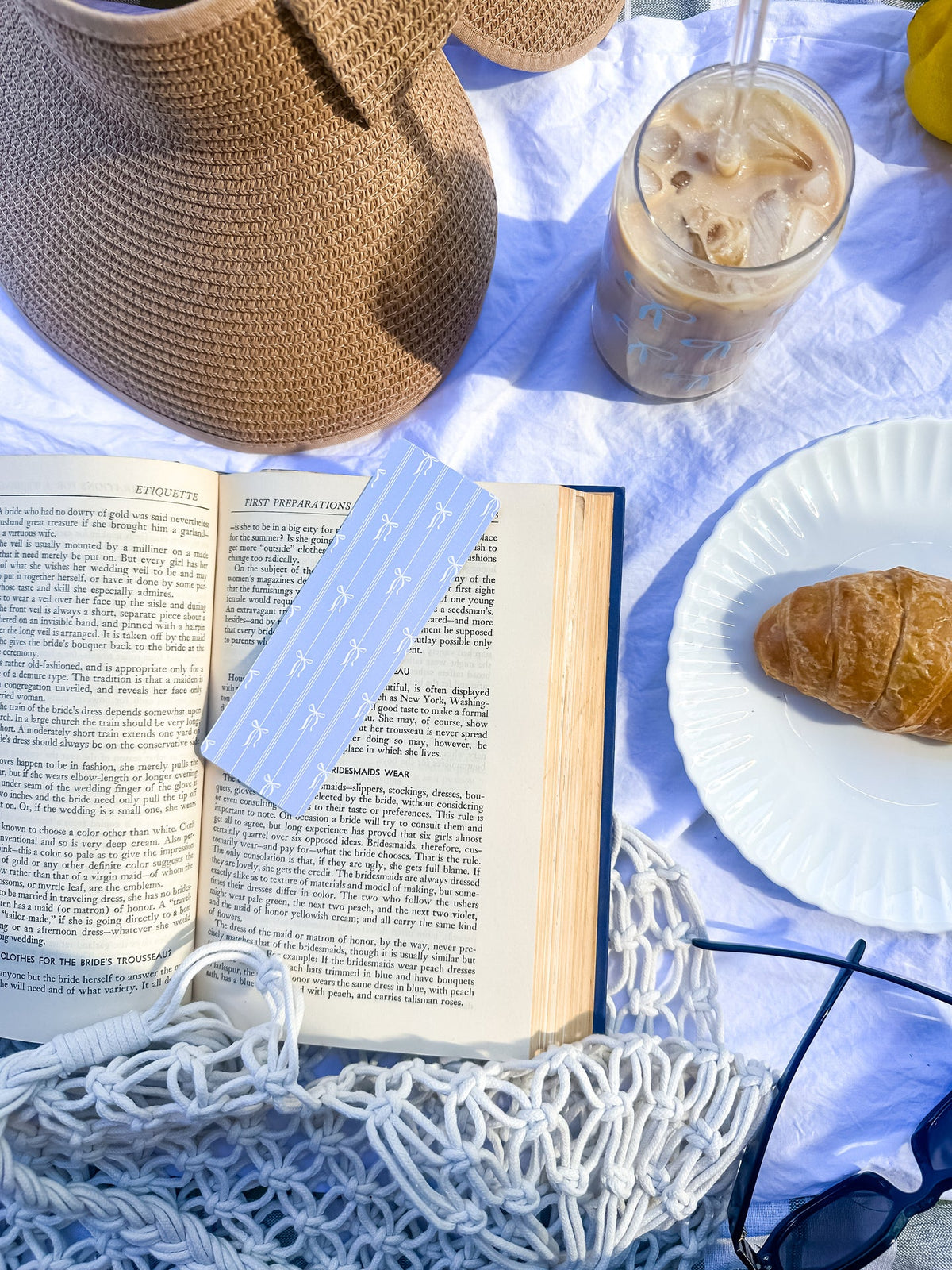 Blue Bows | Bookmark