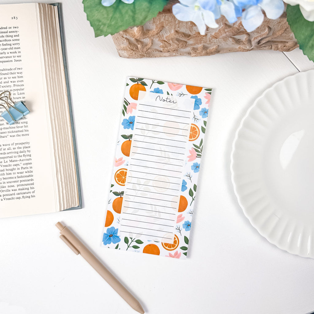 Orange Grove  Notepad | 4”x8” 50 Sheets