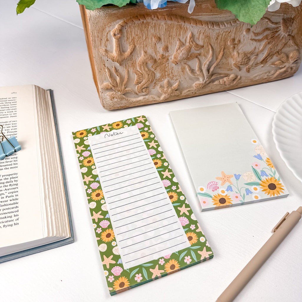 Beachside Cottage Notepad | 4”x8” 50 Sheets