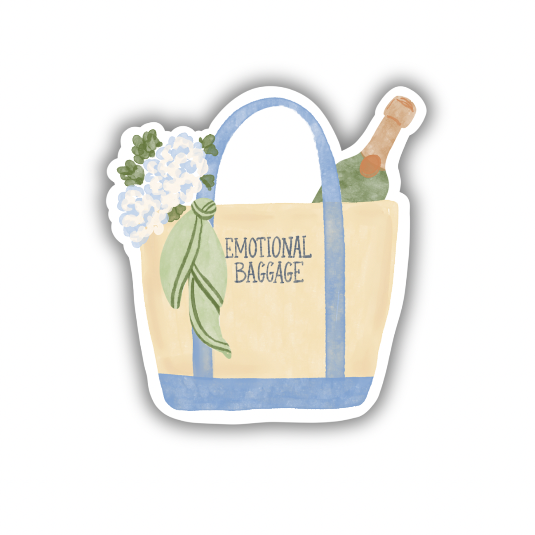 Emotional Baggage Tote | Sticker 3"