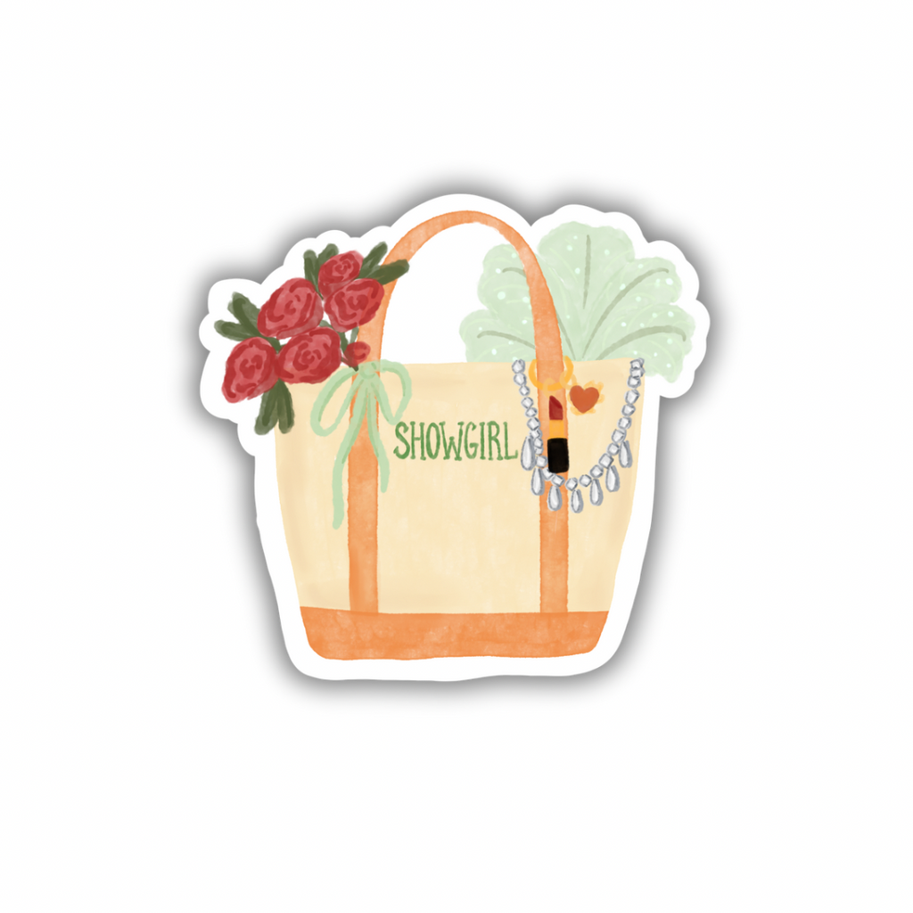 Showgirl Tote | Sticker 3"
