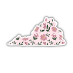 Virginia Blush Floral Watercolor | Sticker 3"
