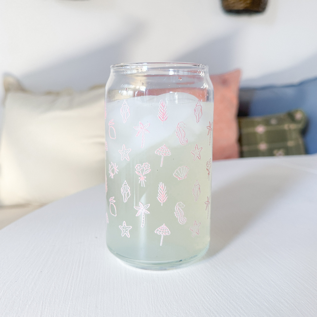 New England Summer | Glass Tumbler